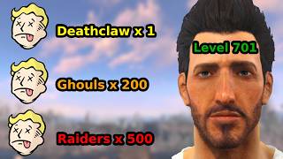 Fallout 4, but Every Kill Levels Me Up