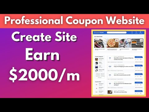 How to Create Professional Coupon Code Website 2022