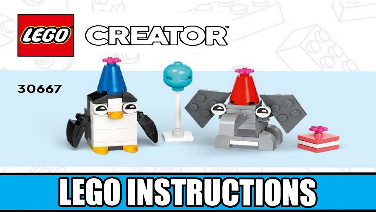 Creator - Animal Birthday Party LEGO instructions