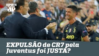 Ele até CHOROU! EXPULSÃO de CR7 pela Juventus foi JUSTA?