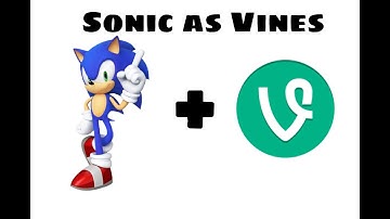 Sonic characters as vines