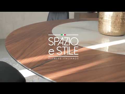 Video: Mesas de comedor italianas de estilo moderno