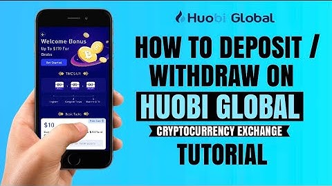 How to DEPOSIT or WITHDRAW on HTX (Huobi Global) | Crypto Exchange | App Tutorial
