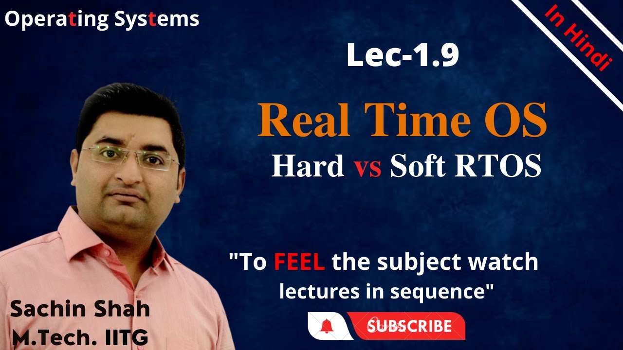 L1.9: Real Time OS | Hard Real Time vs Soft Real Time OS - YouTube