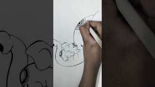 Little trunk, big love sketching #drawing #handsketching #creativity #passion #art #trending #god