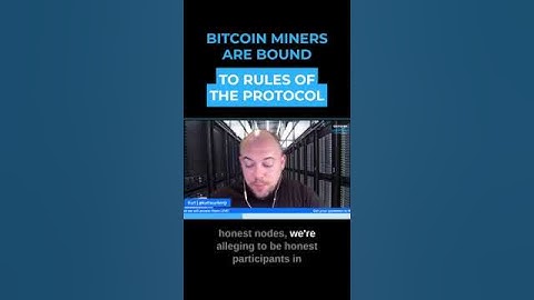 Kurt Wuckert Jr. on #Bitcoin miners following protocol. #CoinGeek #cctovideonotmine