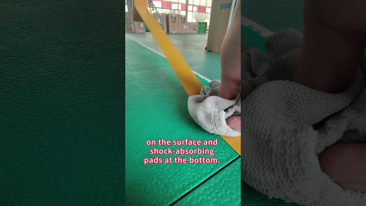 The sports floor that professional sports fields are using