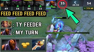 His Team Keep Feeding Their Carry Late Game and They Think It's Over! Rapier AM Comeback Dota 2