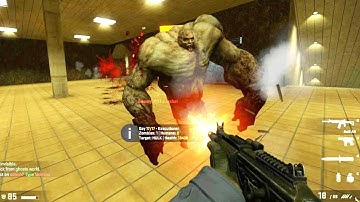 Counter Strike Global Offensive - Zombie Riot mod online gameplay on Metro Map