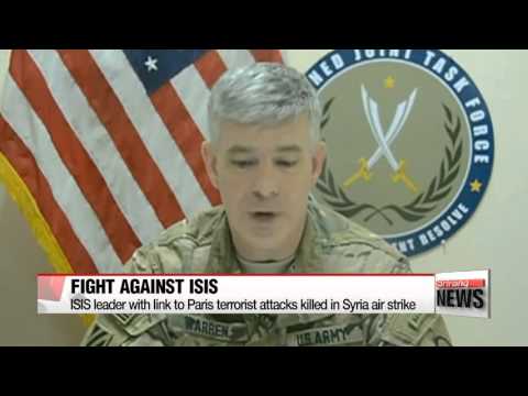 ISIS leader with link to Paris terrorist attacks killed in Syria air strike