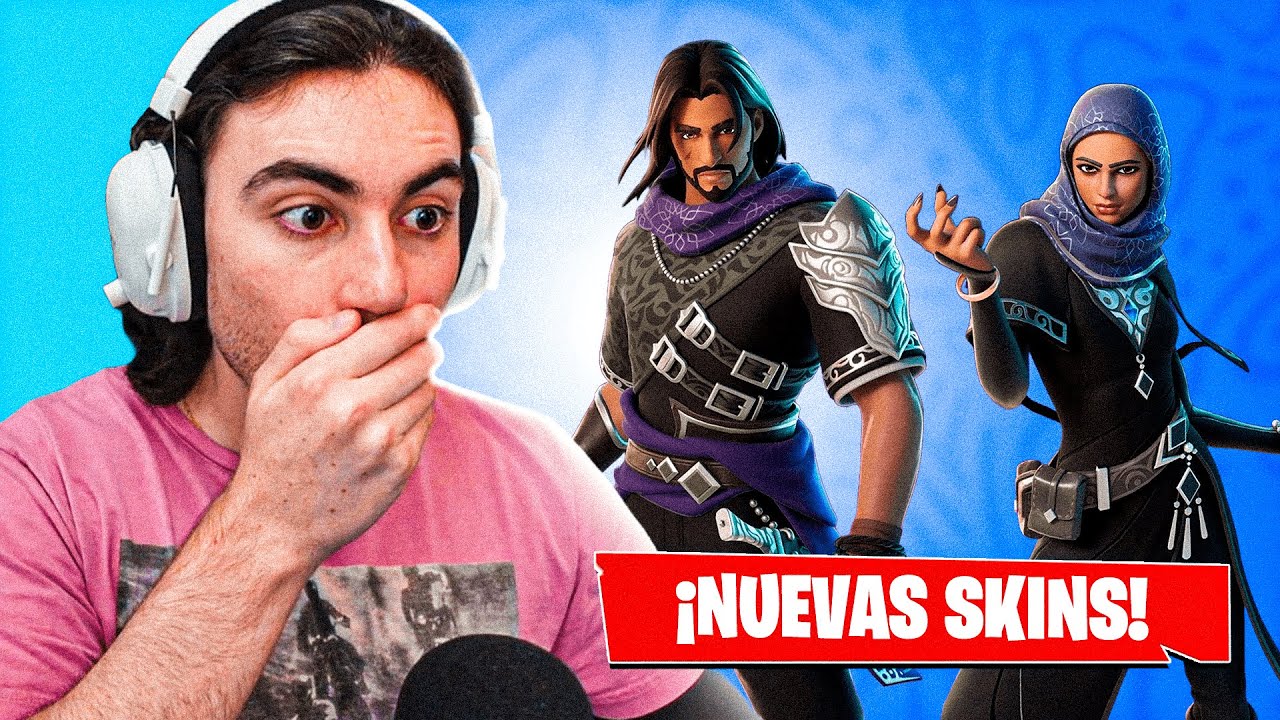 PROBÉ LAS NUEVAS SKINS ANTES DE TIEMPO EN FORTNITE