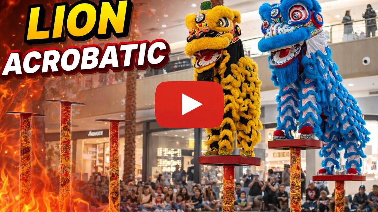 Acrobatic Lion Dance 2026 | Barongsai Tonggak~Hari Raya Imlek 