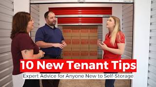 10 Tips for New Self-Storage Customers