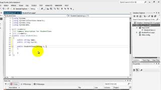 Beginner's Tutorial for ASP.NET 4.5 - 12-Classes and Objects (using C#)