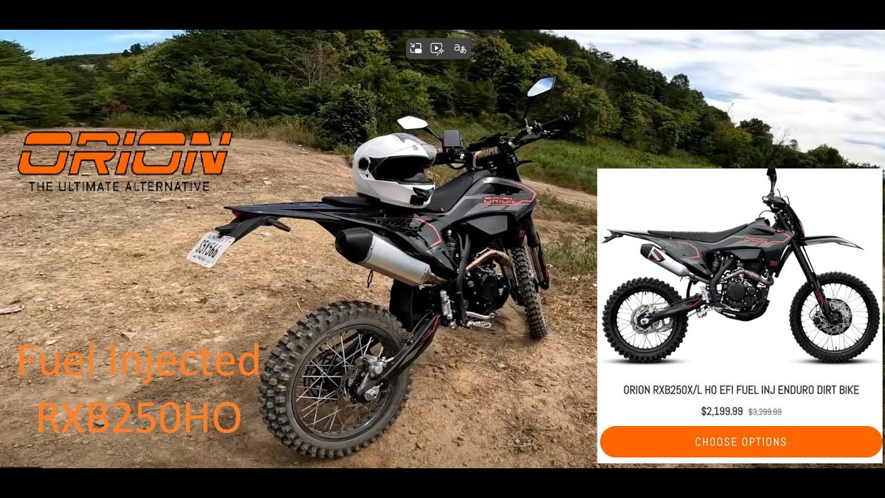Orion RXB250HO - Next best (CHEAP) road legal enduro DirtBike