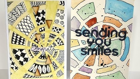 My favourite stencil techniques - video IN ENGLISH