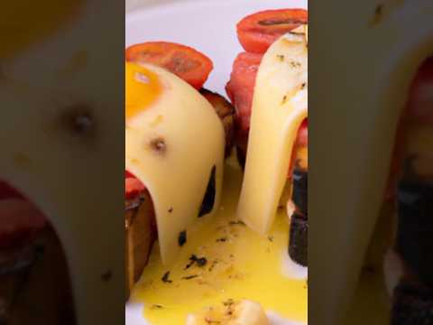 افطار لذيذ من الجبن السائح والخبز المحمص