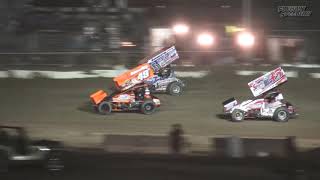 Fremont Speedway 410 Sprint Car Feature Highlights - 9/15/17