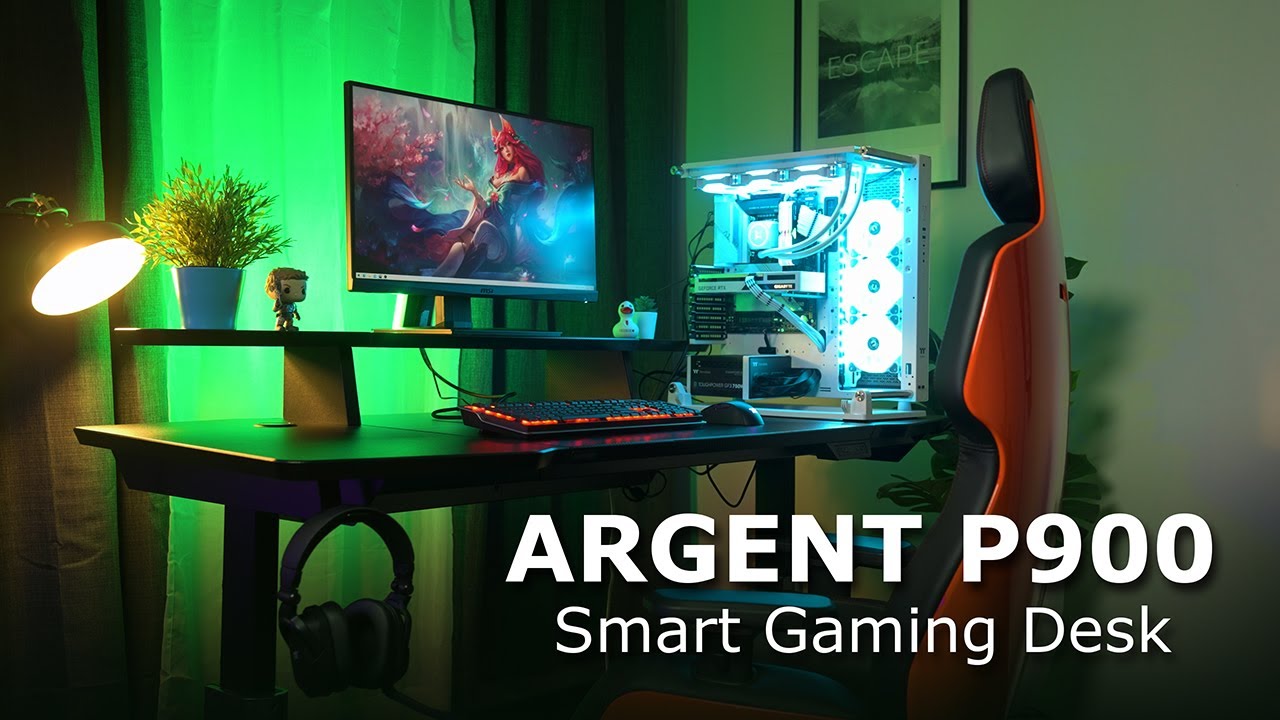 ARGENT P900 Smart Gaming Desk, Design by STUDIO F. A. PORSCHE