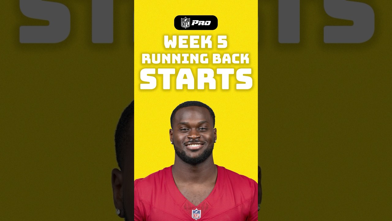 MUST start running backs in Week 5 π₯