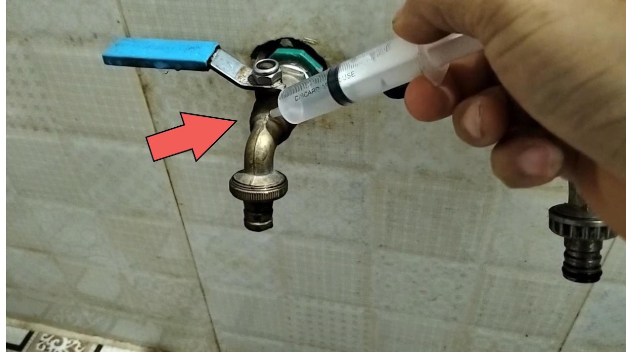 Muy pocas personas conocen la sencilla técnica para reparar un grifo.