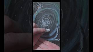 Dark nebula. #charcoal #colorpencil #darkart