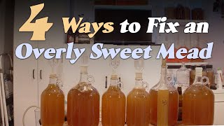 4 Simple Ways to Fix an Overly Sweet Mead