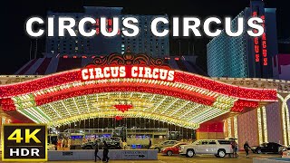 (4K HDR) Circus Circus Las Vegas Walk - October 2023