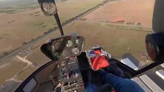 R44 autorotation practice KEBG.