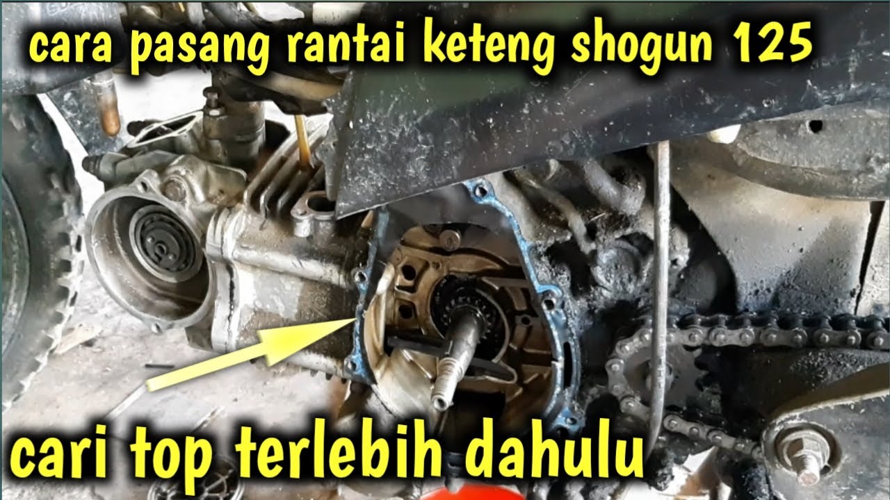 Cara pasang rantai keteng shogun sp 125 tahun 2004