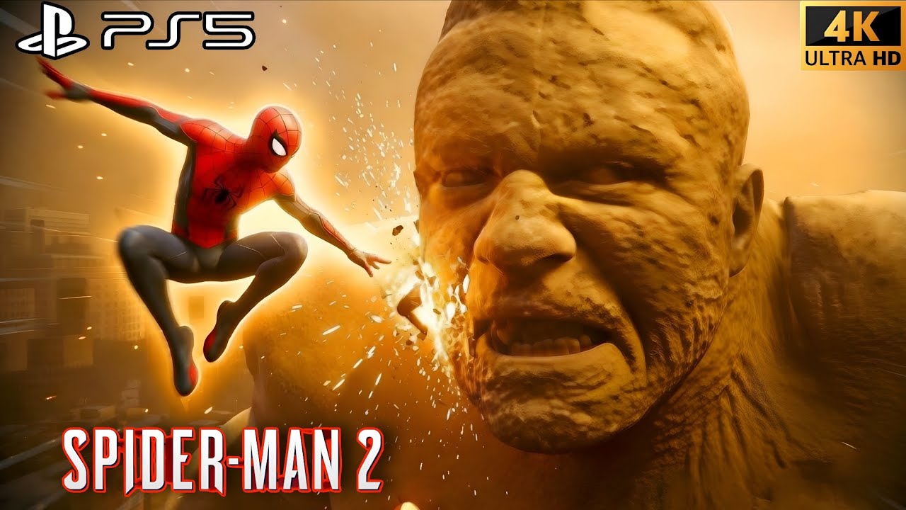 Spider-Man 2 PS5 – Spider-Man vs Sandman Was INSANE! (4K 60FPS Boss Fight)