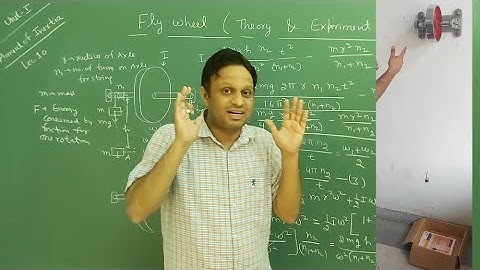 Fly Wheel : Theory & Experiment (Lecture 10)