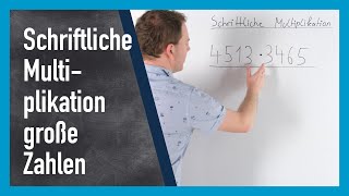 Schriftlich multiplizieren Multiplikation - Mal rechnen || Klasse 5 ★ Übung 1