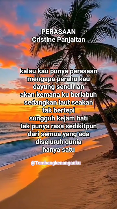 Perasaan,Cristine Panjaitan,#vidioshort #bestlagupopindonesia #lagulawas