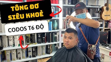 REVIEW cặp tông đơ siêu khoẻ CODOS T6 ĐỘ CHẾ PIN | Quang 3S