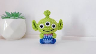 Crochet Little Green Men Plush Tutorial Alien Toy Story Amigurumi