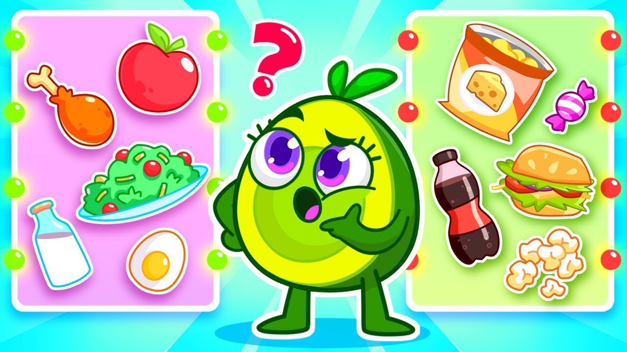 Kids learn to eat healthy | Yummy and healthy food | Health stories for ...