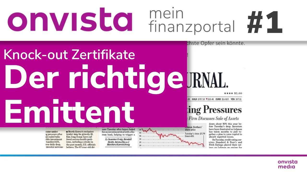 2 Welcher Zertifikate Emittent Ist Der Richtige Fur Dich Youtube