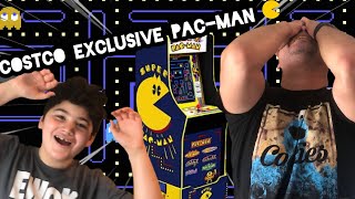 Costco EXCLUSIVE PacMan 1UP review ! DIGDUG on the cabinet !