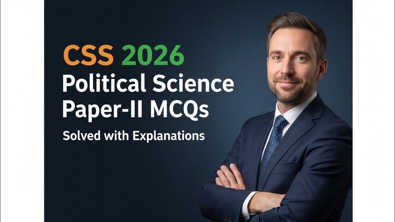 Вопросы с множественным выбором по политологии (экзаменационный лист II) для CSS 2026 | Решения с...