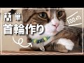 【首輪づくり】犬、猫用に簡単に作れて調整できる首輪。ブレスにもできますよ〜#猫 #diy #アクセサリー#首輪