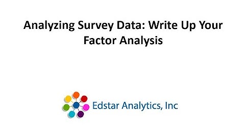 Step 3: How to Interpret and Write Up Your Factor Analysis Results