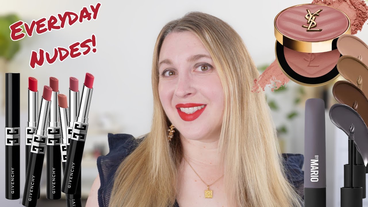 GIVENCHY Le Rouge Velvet Matte Lipsticks, YSL Hot Mauve Blush