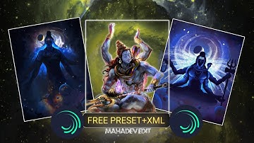 Mahadev Edit | Ae Inspired Alight Motion Preset XML |#phonk