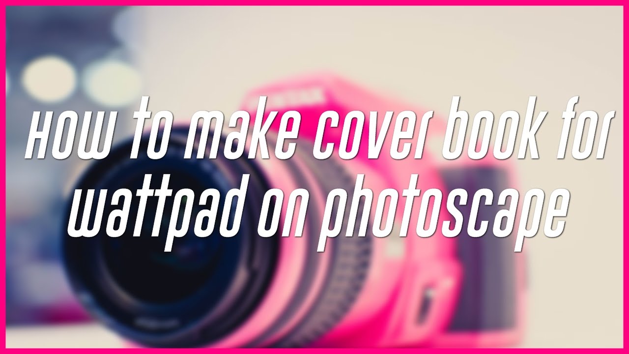 How to make cover book for wattpad on photoscape - YouTube