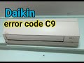 Daikin | how to rectify error code C9 non inverter air conditioner
