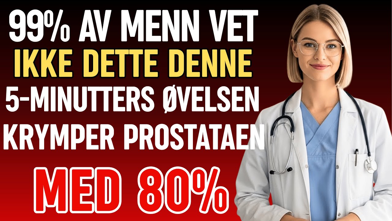 MENN OVER 50: Disse øvelsene KRYMPER prostataen din med 80% UMIDDELBART