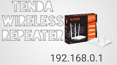 Tenda Router F3 Setup as Wireless Range Extender / Repeater (WISP)