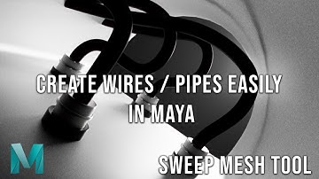 New Sweep Mesh Tool in Maya [2022] -Tutorial
