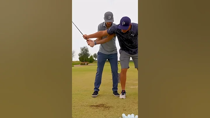 DeChambeau: Make a Nike swoosh with the right arm to bring the club through
